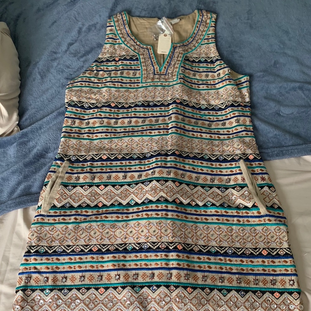 Lucky Brand Embellished NWT Dress